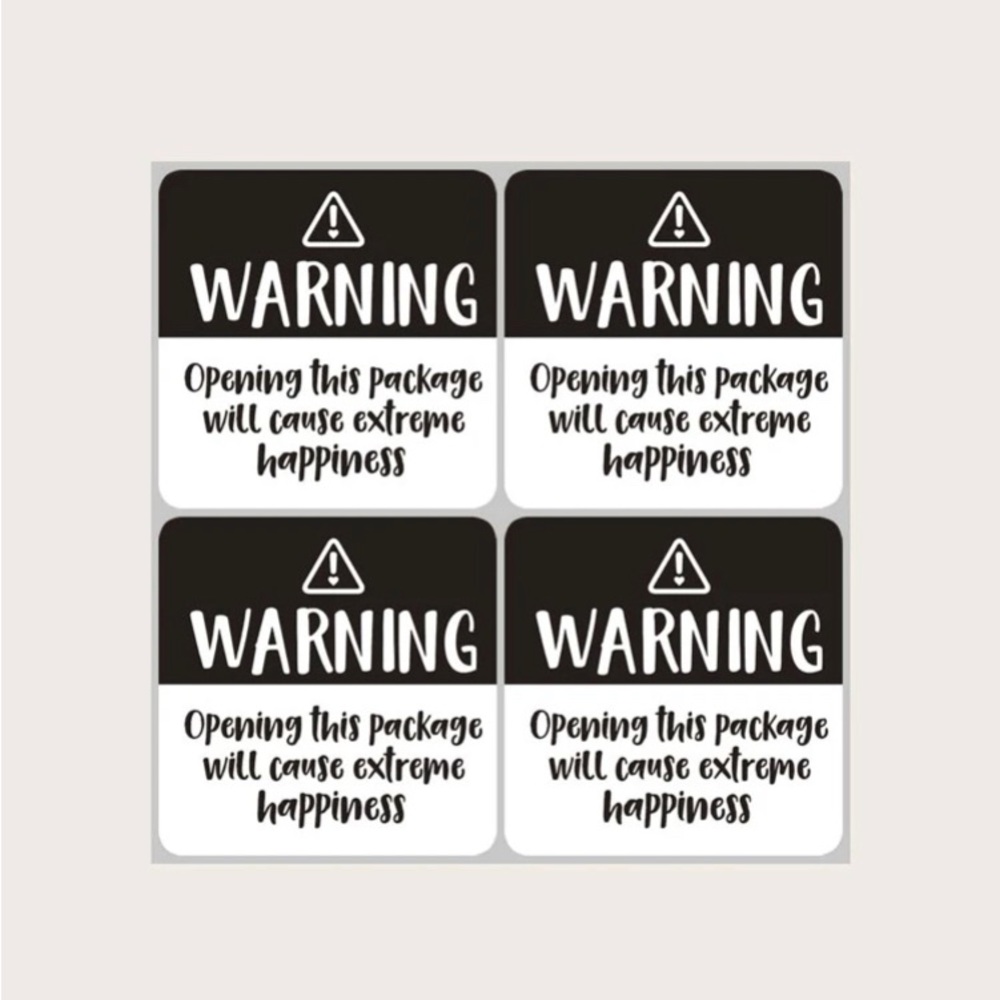 🆕Warning stickers for your packages